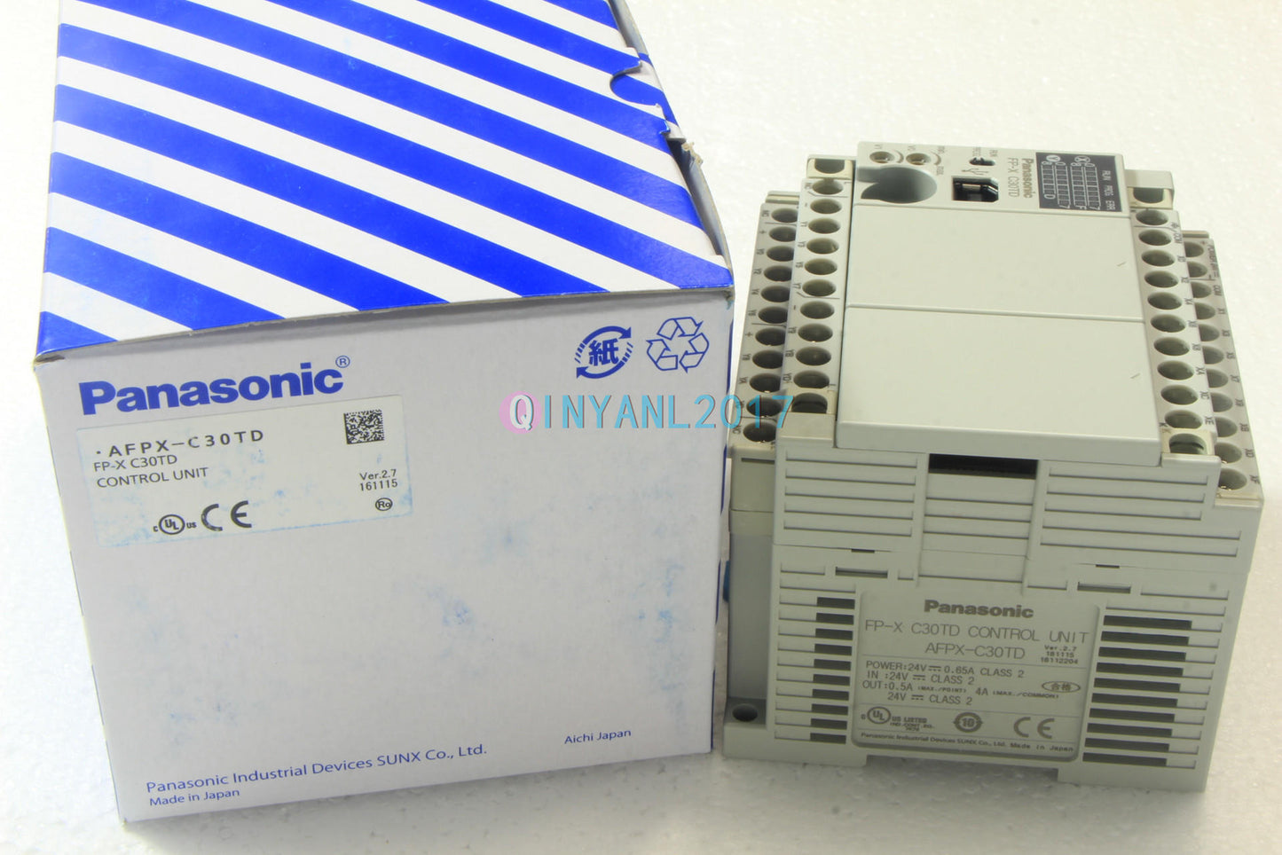 1pcs  Panasonic AFPX-C30TD AFPXC30TD Control Unit Plc Module Fast delivery