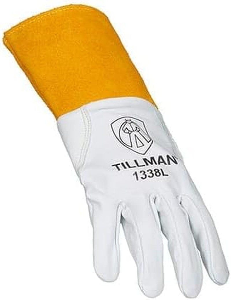 Tillman 1338 Top Grain Goatskin TIG Glove with Glide Patch Large White