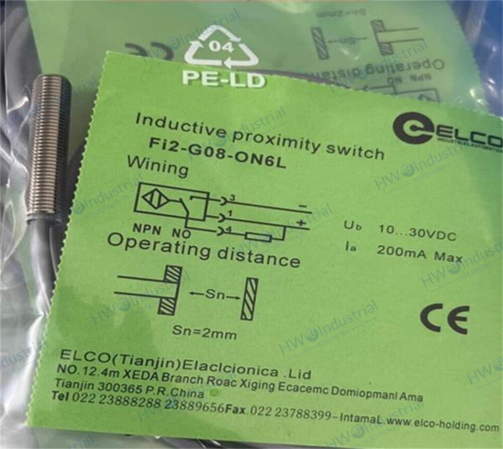 1/Piece Fi2-G08-ON6L FI2-G08-0N6L ELCO Proximity Switch Sensor