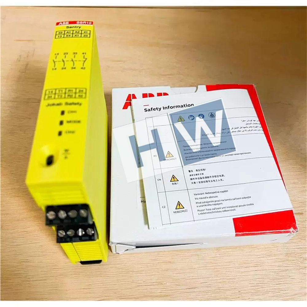 1/piece  Sentry SSR10 24VDC ABB Circuit Breaker Safety Relay 2TLA010050R0000