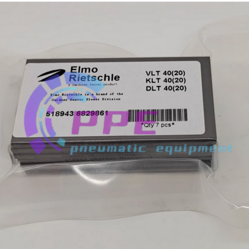 7PCS Carbon Vanes 518943 FOR Rietschle DLT/KLT/VLT40 TR40/41DV VTN40/41 KTN DTN