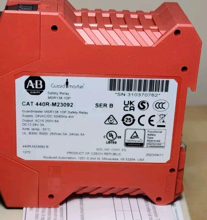 Allen-Bradley 440R-M23092 Safety Relay MSR138.1DP 24V Fast delivery