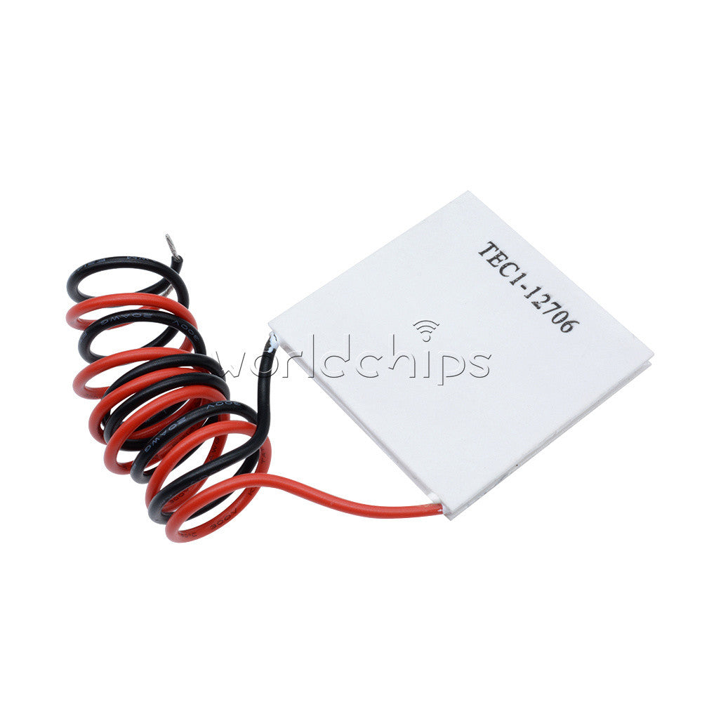 5Pcs12V 60W TEC1-12706 Heatsink Thermoelectric Cooler Peltier Cooling Plate
