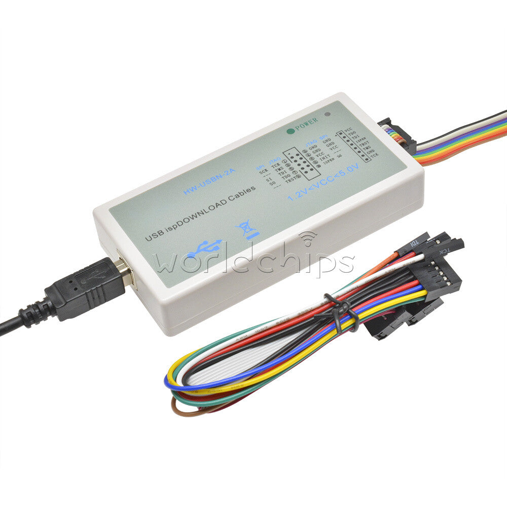 HW-USBN-2A USB Download Cable with Jtag SPI Programmer Kit for LATTICE FPGA CPLD