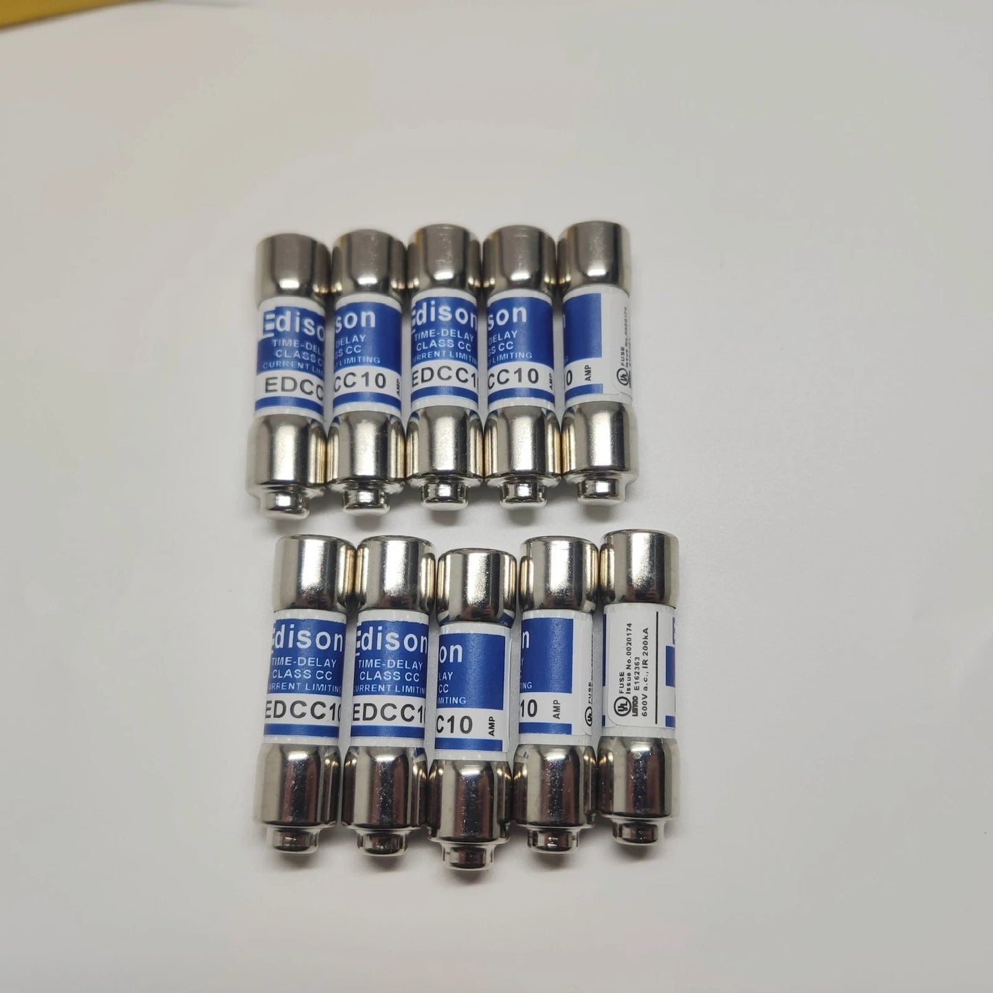 10PCS   EDCC10 10A 600Vac TIME DELAY Fuse EDCC-10