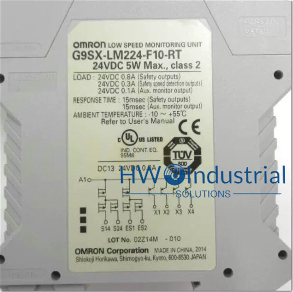 1/piece  Omron DC24V Safety Relay Controller G9SX-LM224-F10-RT