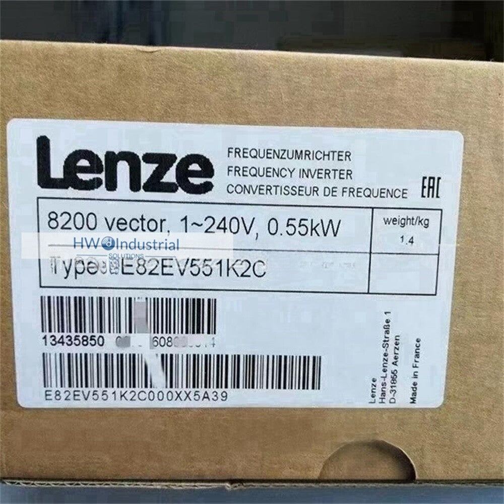 1/Piece LENZE Inverter E82EV551K2C E82EV551_2C Frequency Converter
