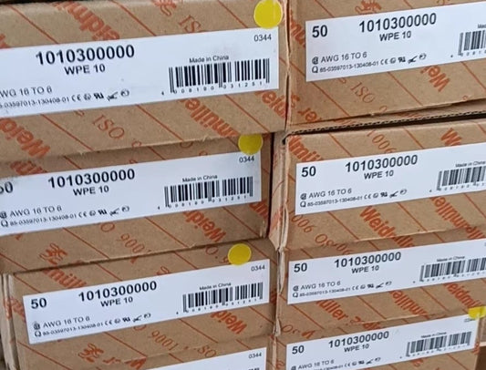 50pcs Weidmuller 1010300000 Terminal Block  WPE 10
