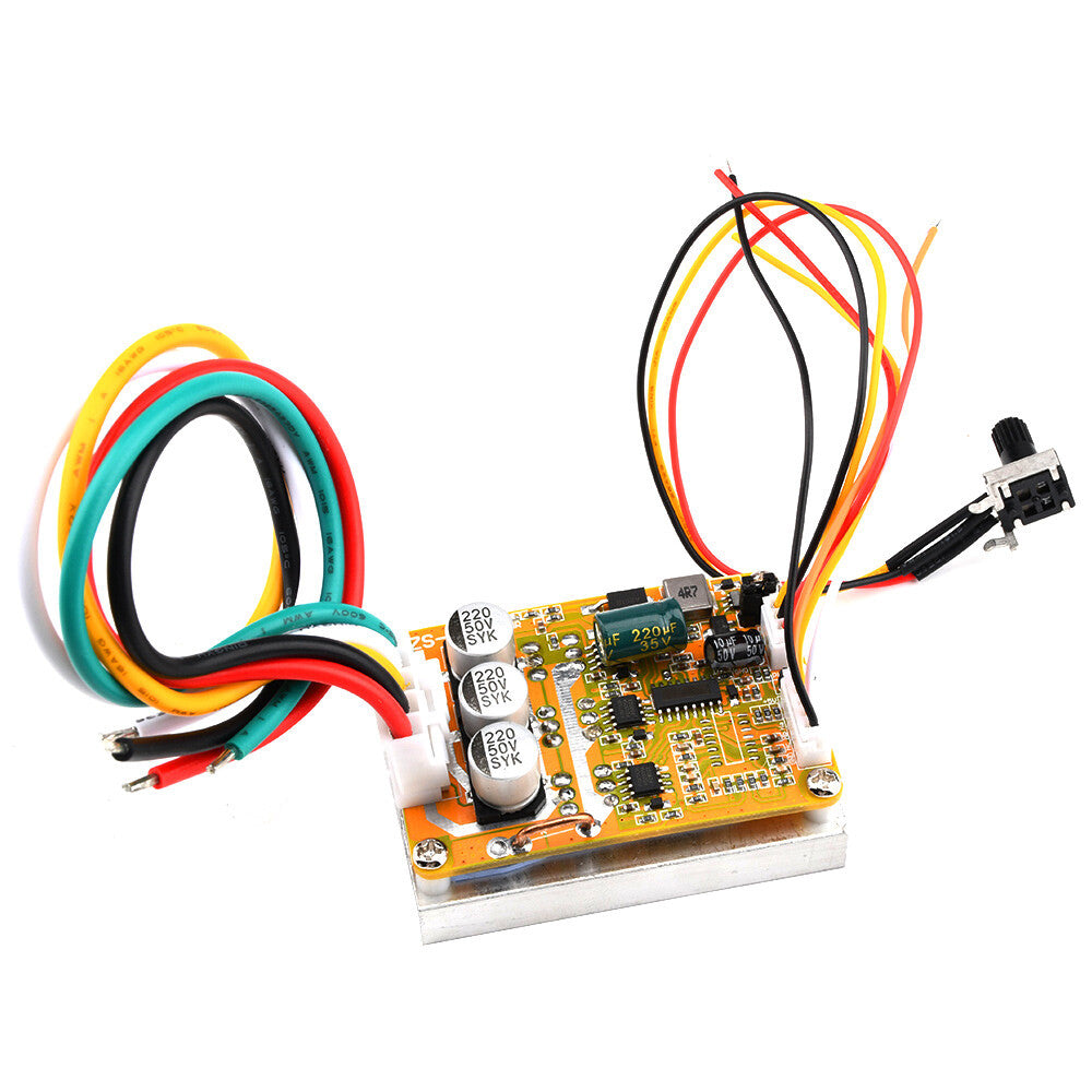 DC 5V-35V 15A 350W BLDC Wide Voltage 3-phase Brushless w/ Hall Driver Controller
