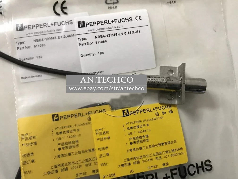 1PC  FOR Pepperl+Fuchs Proximity switch NBB4-12M45-E1-0.46M-V1