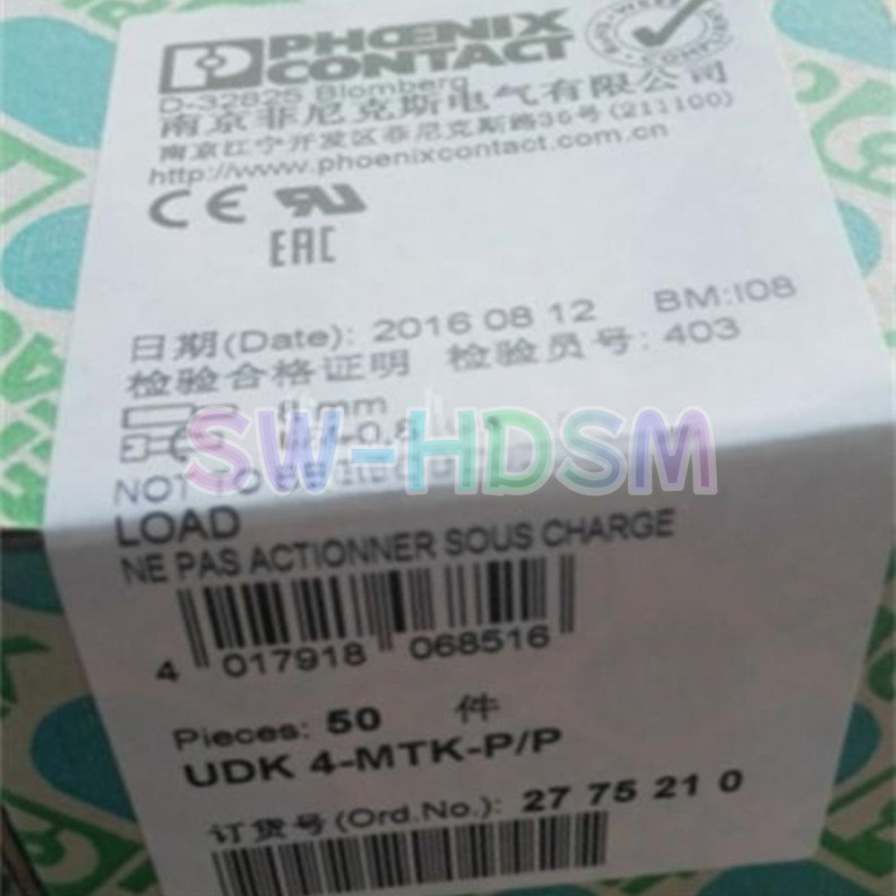50PCS/Box  for Phoenix Contact UDK4-MTK-P/P 2775210 Freight Free