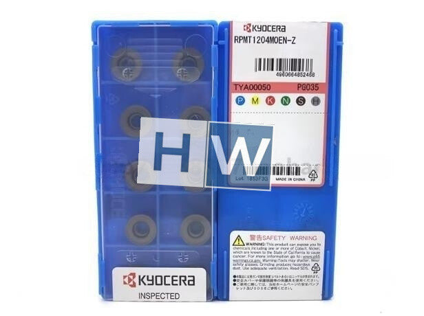 BOx/10PCS Kyocera CNC Circular Milling Insert Blade RPMT1204MOEN-Z PG025