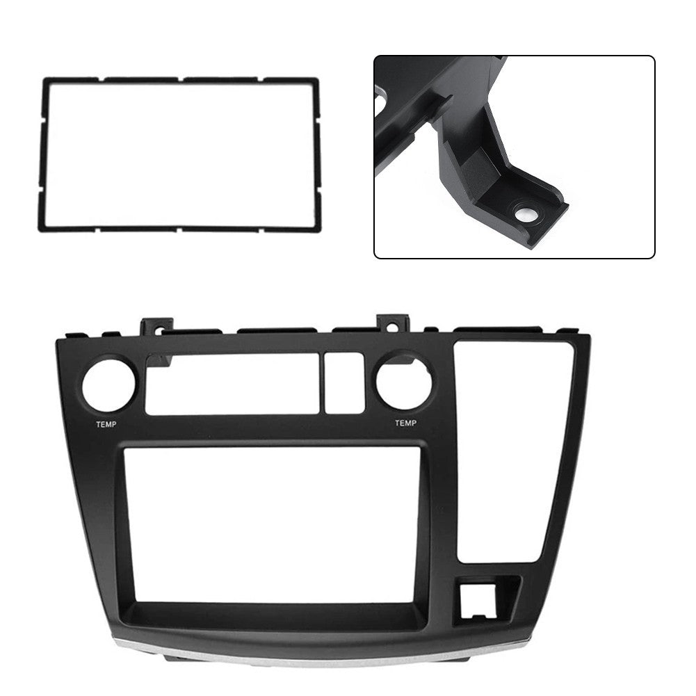 Dashboard Upgrade Car Stereo Panel ABS Material Black Finish Durability