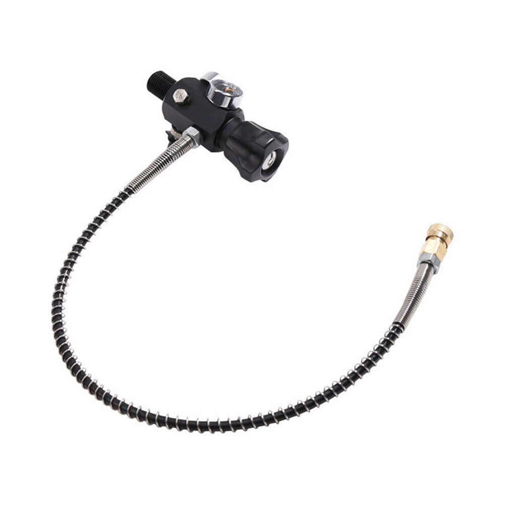 Pumps Adapter 1 PC 6 Mm 6000psi 7/8 - 14 UNF Charging Valve Dual Gauge