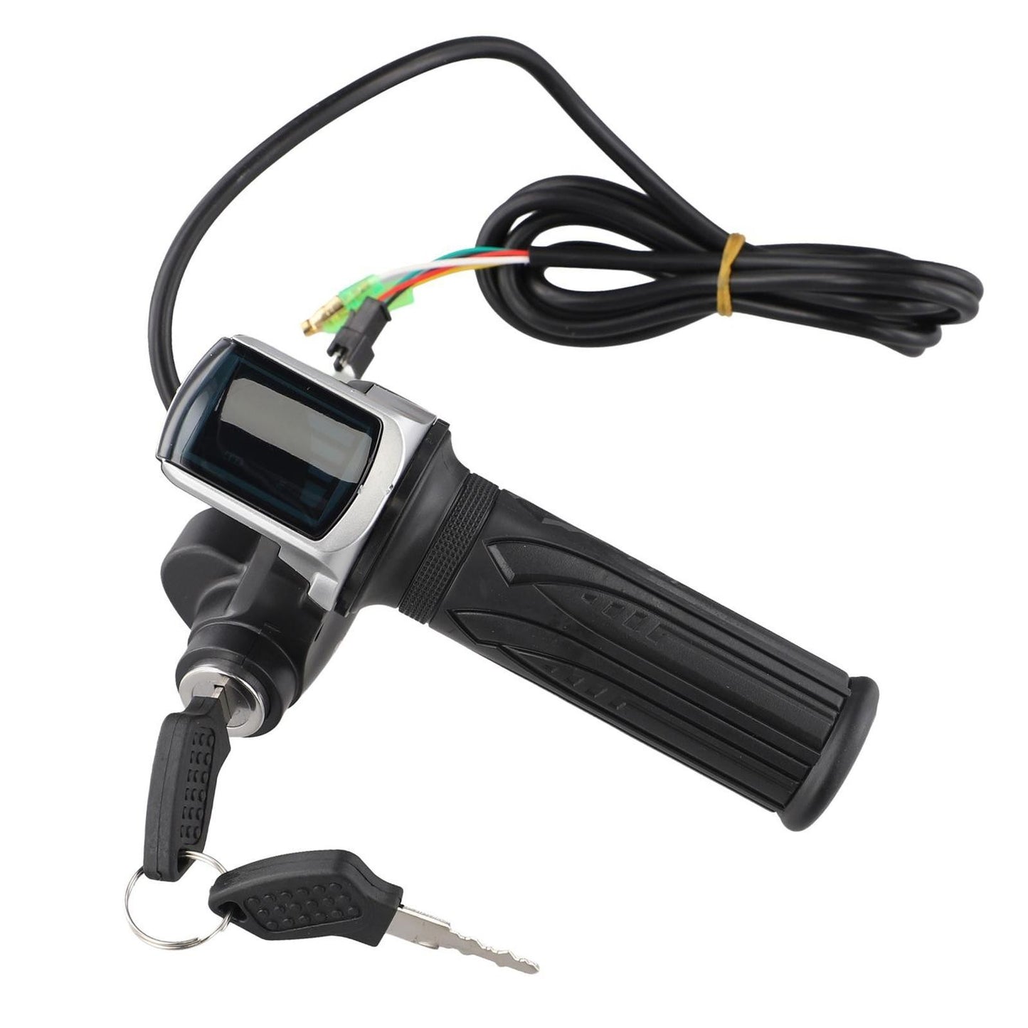 60V 48V 36V EBike/Electric Scooter Throttle Grip Handlebar LED Digital Meter