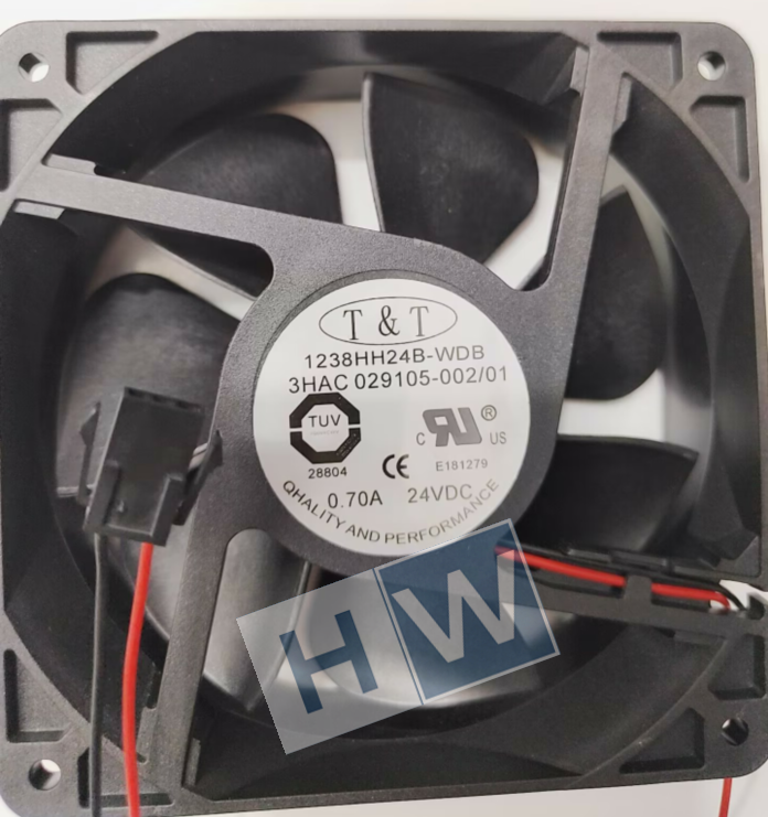 1PC 1238HH24B-WDB ABB Robot Controller Fan 3HAC029105-002/01 Cooling Fan 2-wire