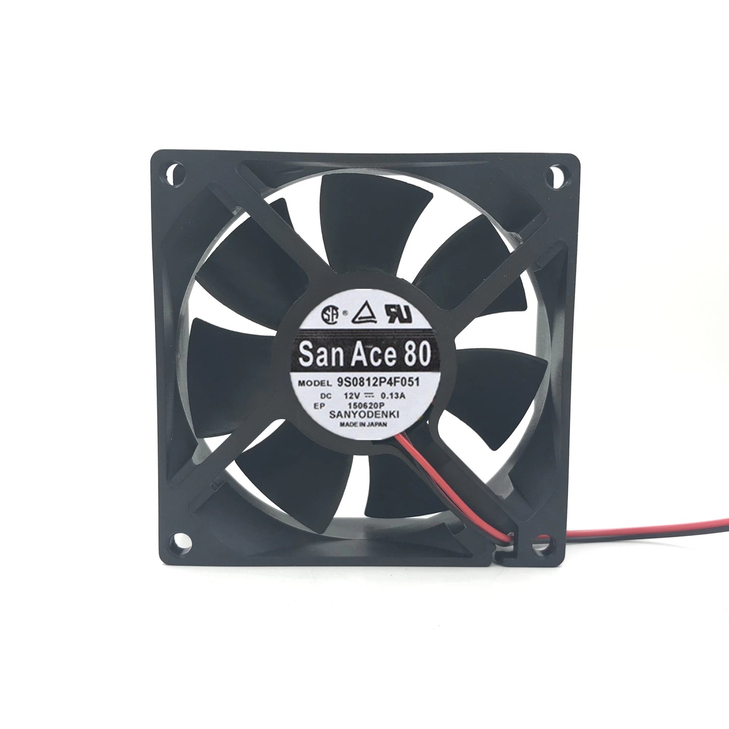 San Ace 80 9S0812P4F051 12V 0.13A 8CM 8025 Chassis Cooling Fan