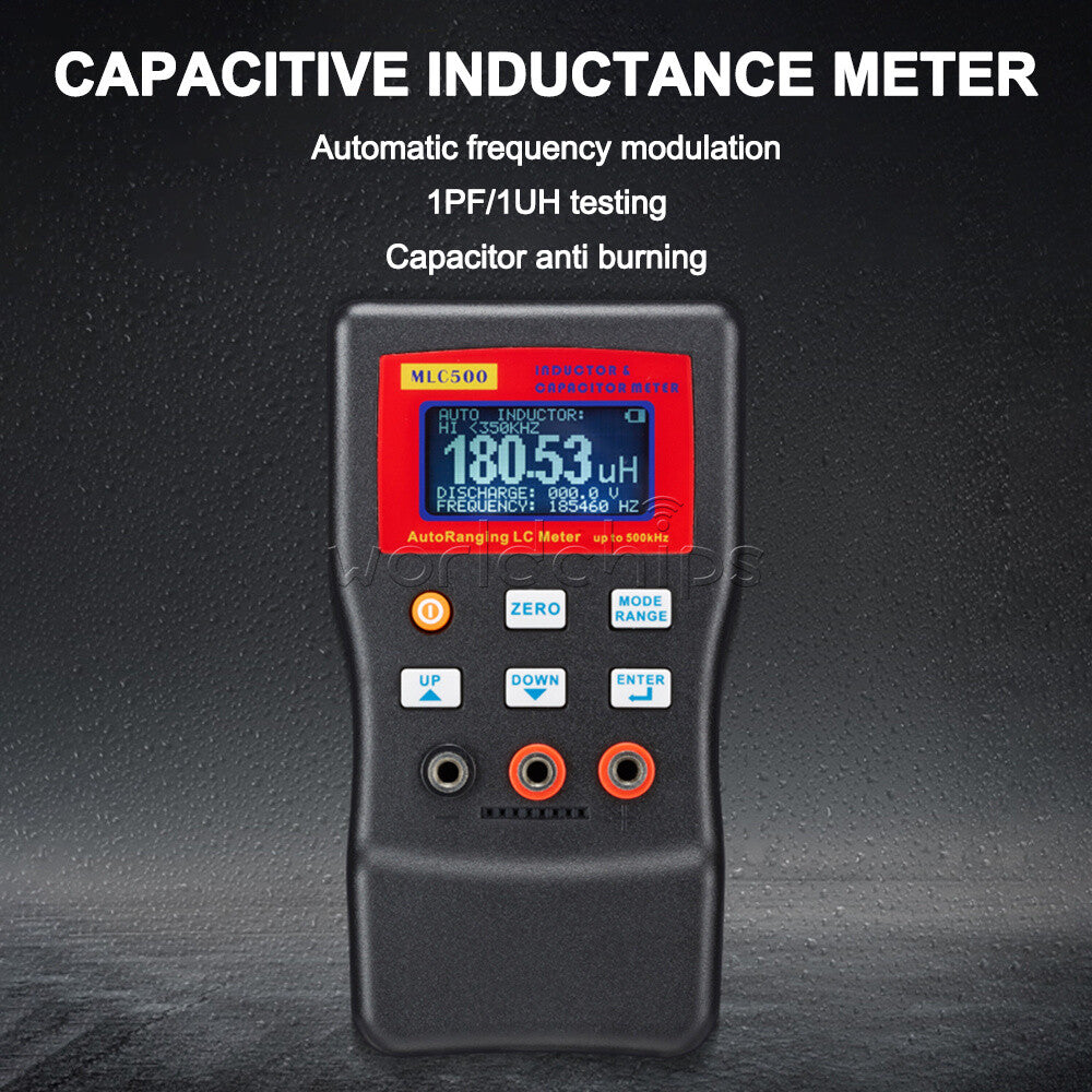 MLC500 High Precision Digital Auto Range Capacitance Inductance Meter Anti-burn