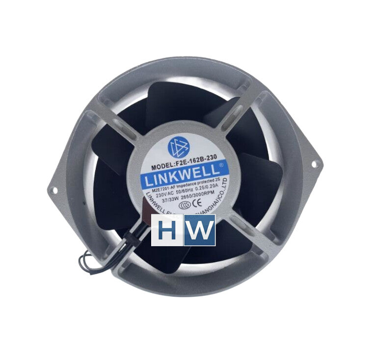 1PC  LINKWELL F2E-162B-230 Cabinet Electrical Axial Fan 230V 37/33W
