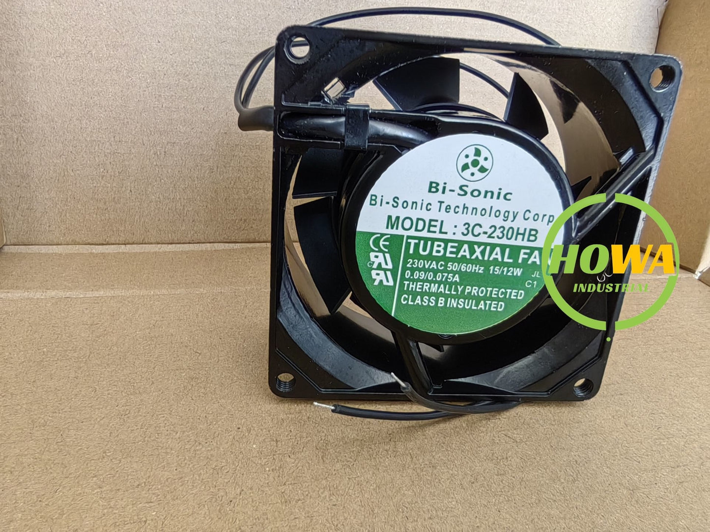 1 PCS BI-SONIC Fan 3C-230HB AC 230V 8038 8CM 2 WIRE cooling fan Aluminum frame