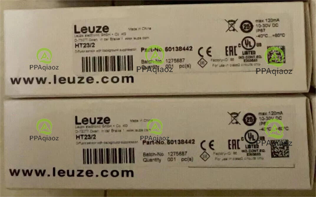 1PCS  LEUZE    HT23/2  50138442  PHOTOELECTRIC SWITCH  .
