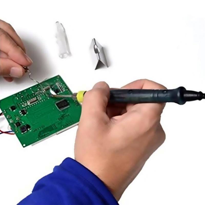 Mini Portable PIR Switch 5V 8W USB Soldering Iron Kit for Field Work Repair Use