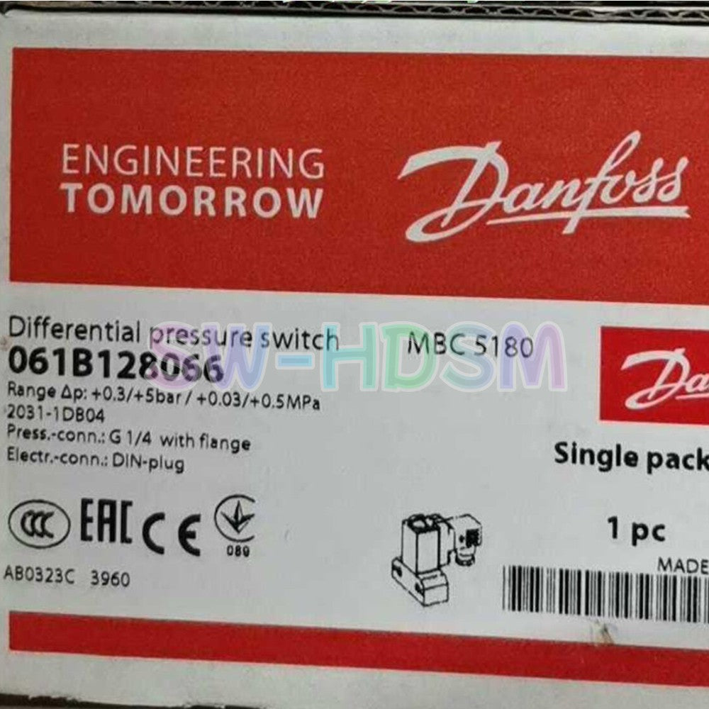 1PCS  for Danfoss MBC5180 061B128066 Differential Pressure Switch
