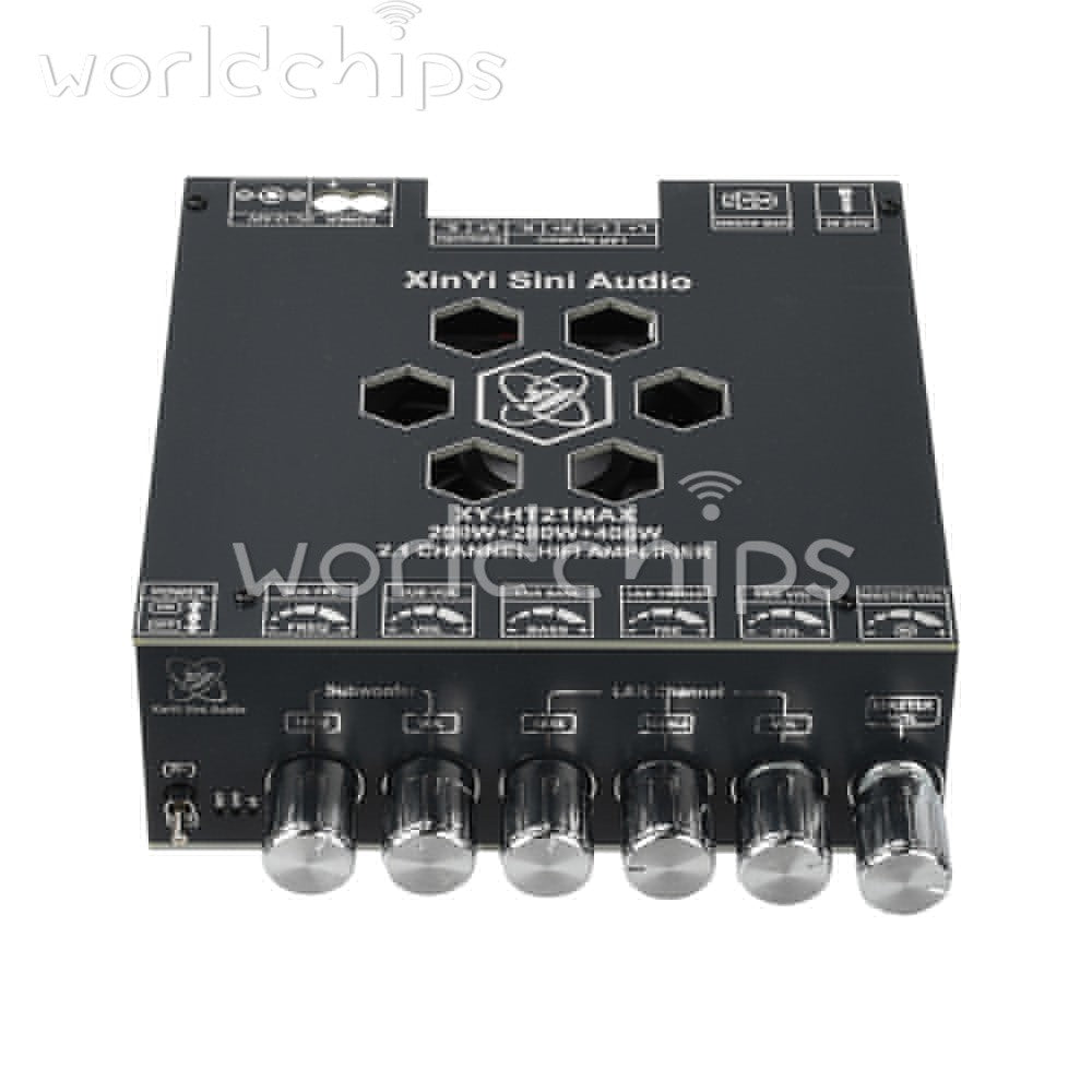 HT21MAX Upgraded 2.1CH BT Audio Amplifier Board 200W *2+400W Dual-core TPA3223