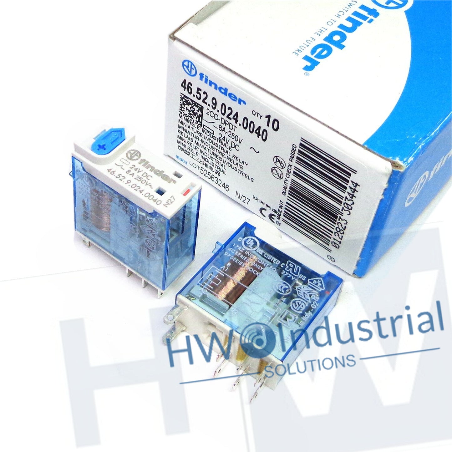 Finder Power Relay 46.52.9.024.0040 24VDC 8A 8-pin