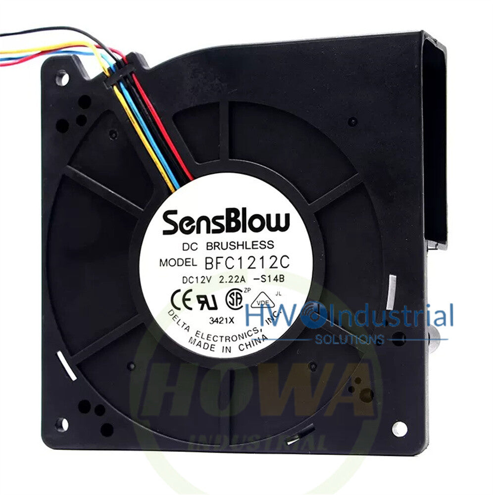 1/piece SENSBLOW BFC1212C 12V 2.22A 12032 12CM Turbo Blower 4-wire Cooling Fan