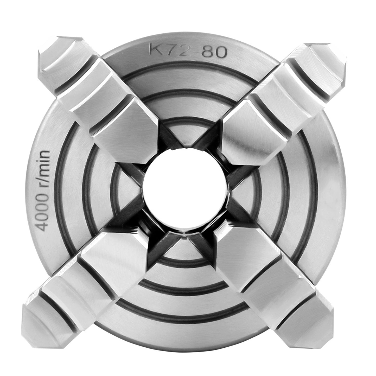 3inch K72-80 4-Jaw Independent & Reversible Jaw Metal Lathe Chuck Turning Machin
