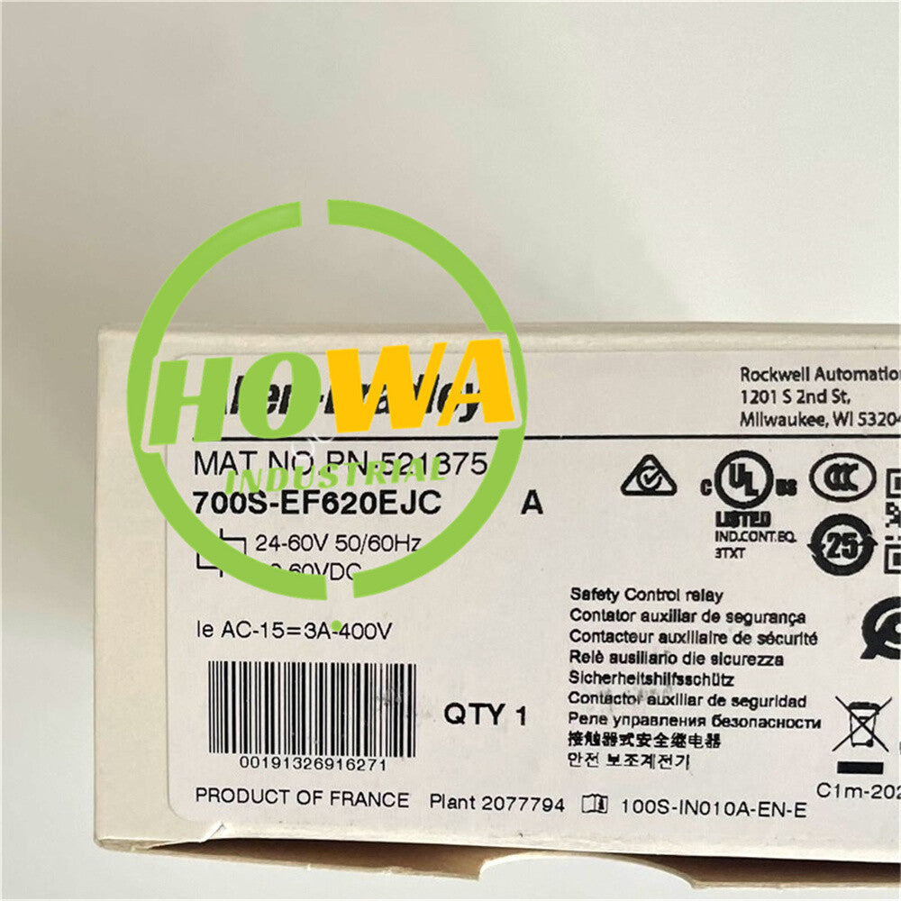 1/piece  700S-EF620EJC DC24V Contactor