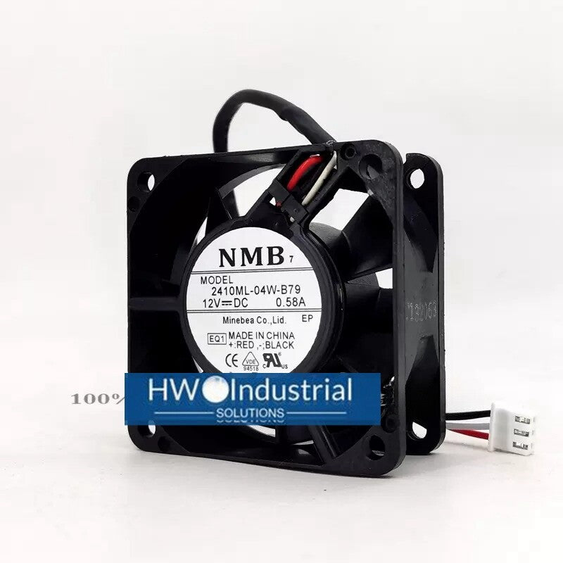 NMB 2410ML-04W-B79 6025 6CM 12V 0.58A 3-wire Power Module Cooling Fan