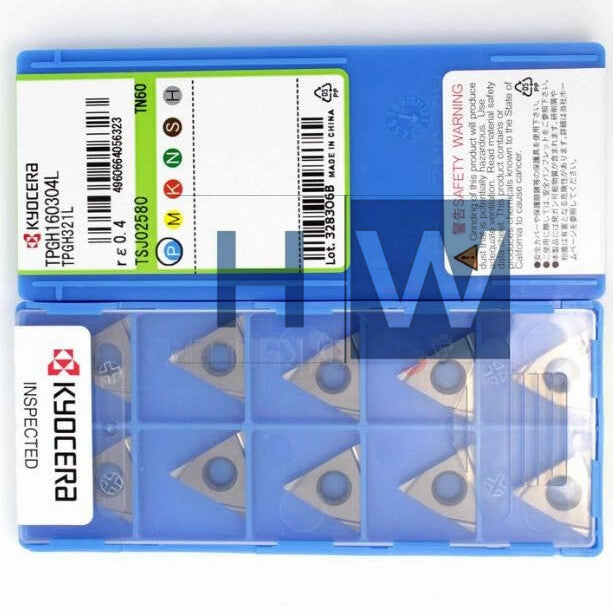 Box/10Pcs  Boring Lathe Tool Grain TPGH160304L TN60 CNC Blade