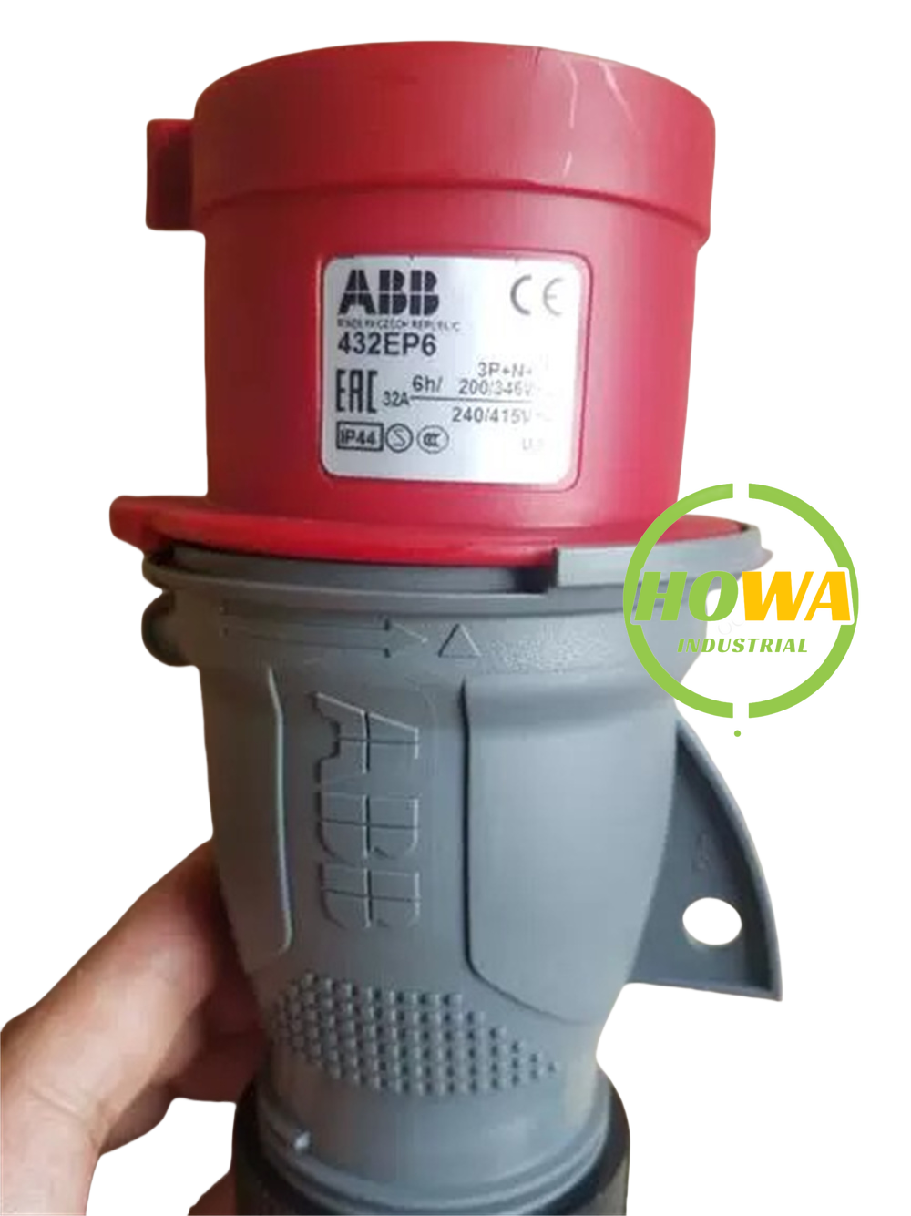 1/piece  ABB Industrial 432EP6 5-core 32A 346-415V IP44 Ation Plug Socket