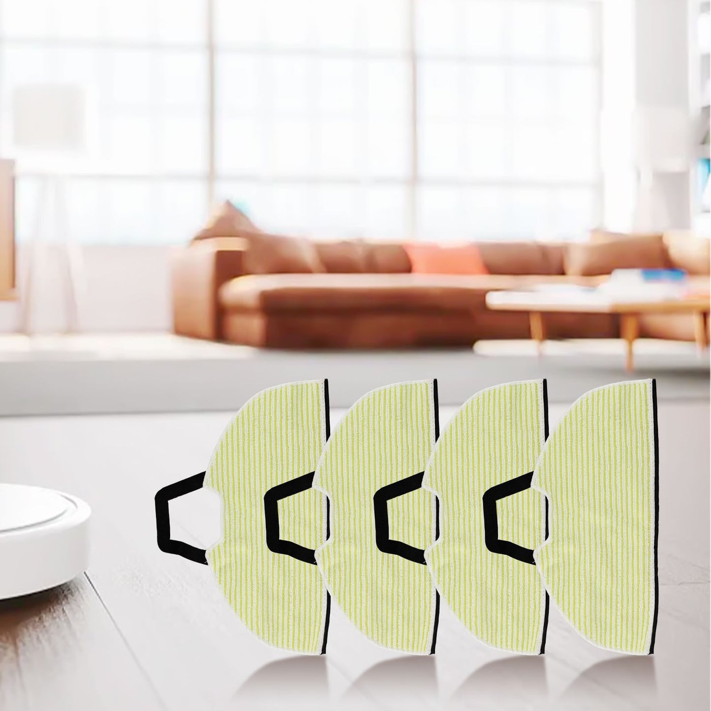 Mop Pads Can Be  Multiple Times Delicate Easy To Replace Exquisite