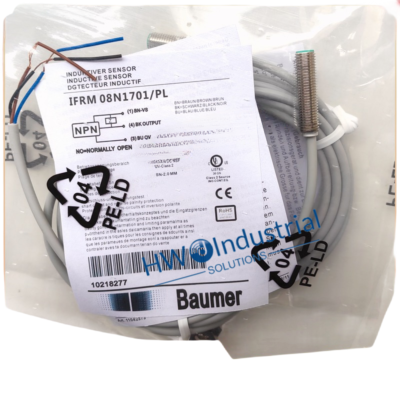 1PCS Baumer Proximity Switch IFRM 08N1701/PL Inductive Sensor