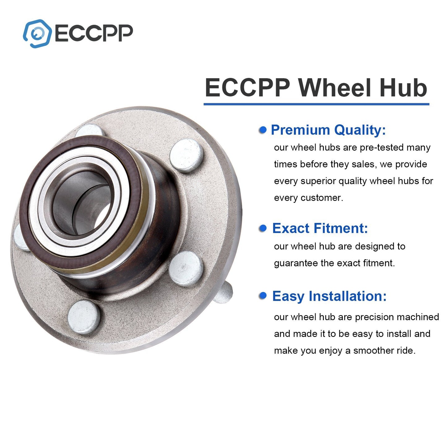 4X Wheel Hub Bearings RWD For Chrysler 300 Dodge Charger Magnum 2006 2007 2008