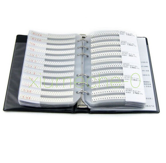 0805 SMD Resistor and Capacitor Sample Book Full Version
