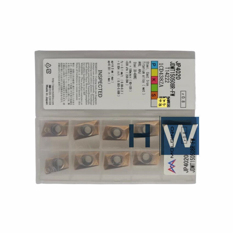 10PCS/box MOLDINO CNC Blade JDMT150508R-FW JP4020