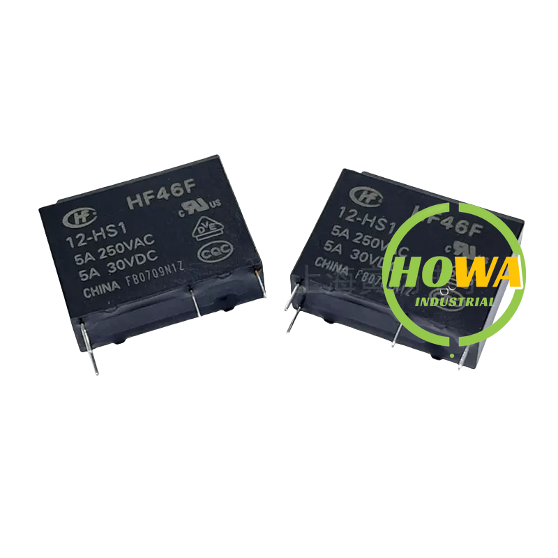 10/pieces  HF46F/5-HS1 HF46F/12-HS1 HF46F/24-HS1 HF46F/24-HS1T HF Relay