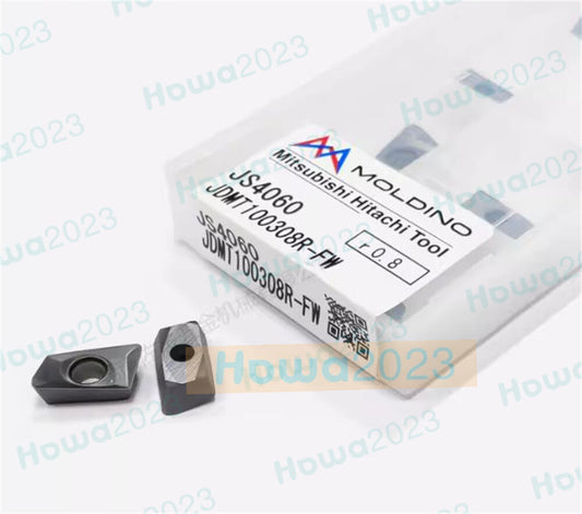 10pcs/Box JMOLDINO JDMT100308R-FW JS4060 CNC Turning Blade Carbide Inserts