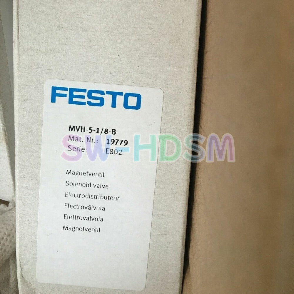 1PCS  For FESTO MVH-5-1/8-B 19779 Solenoid Valve freight free