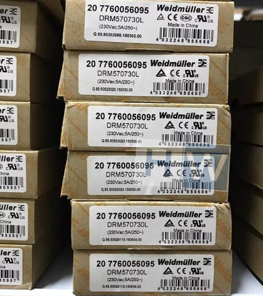 20Pcs/BOX  Weidmuller DRM570730L intermediate relay 14-pin AC230V 7760056095