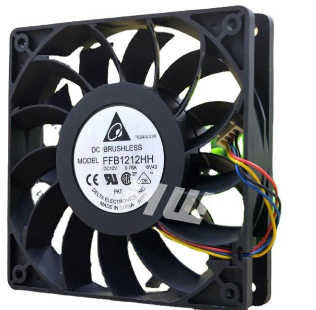 1Pc  DE-LTA FFB1212HH 12CM 12025 12V 0.78A Heat Dissipation Server Fan