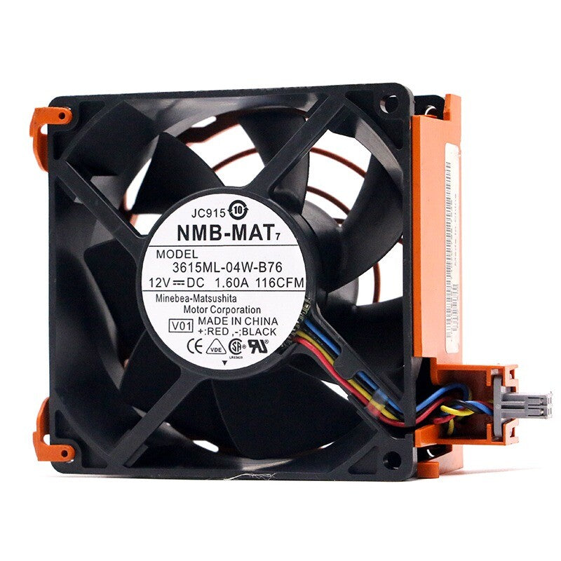 1/piece NMB-MAT 3615ML-04W-B76 12V 1.60A 9CM 9038 DELL Server Cooling Fan