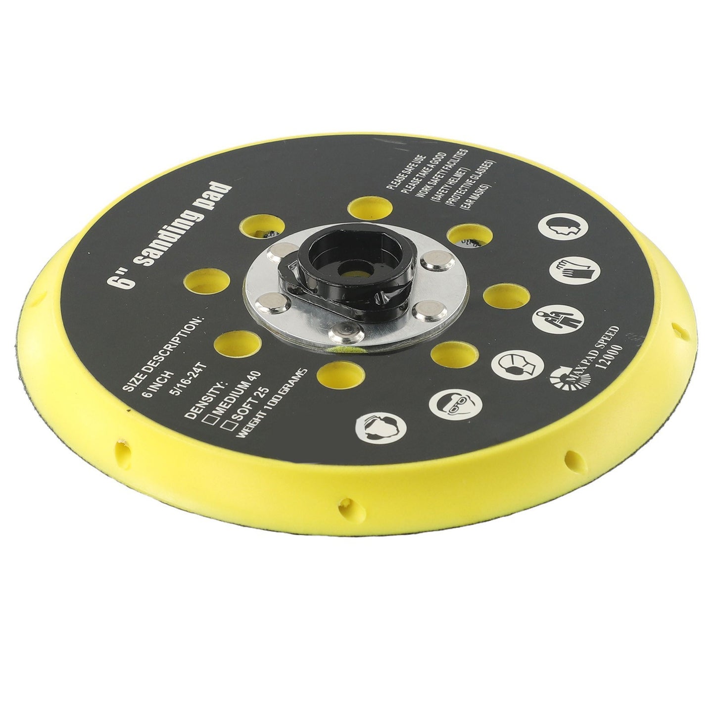 For Sander Backing Plate Polisher Sanding Disc Holder Pad Tools Kit AU