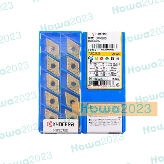 10Pcs/BOX Kyocera DNMG150408HQ CA5525 Turning Blade Carbide Inserts