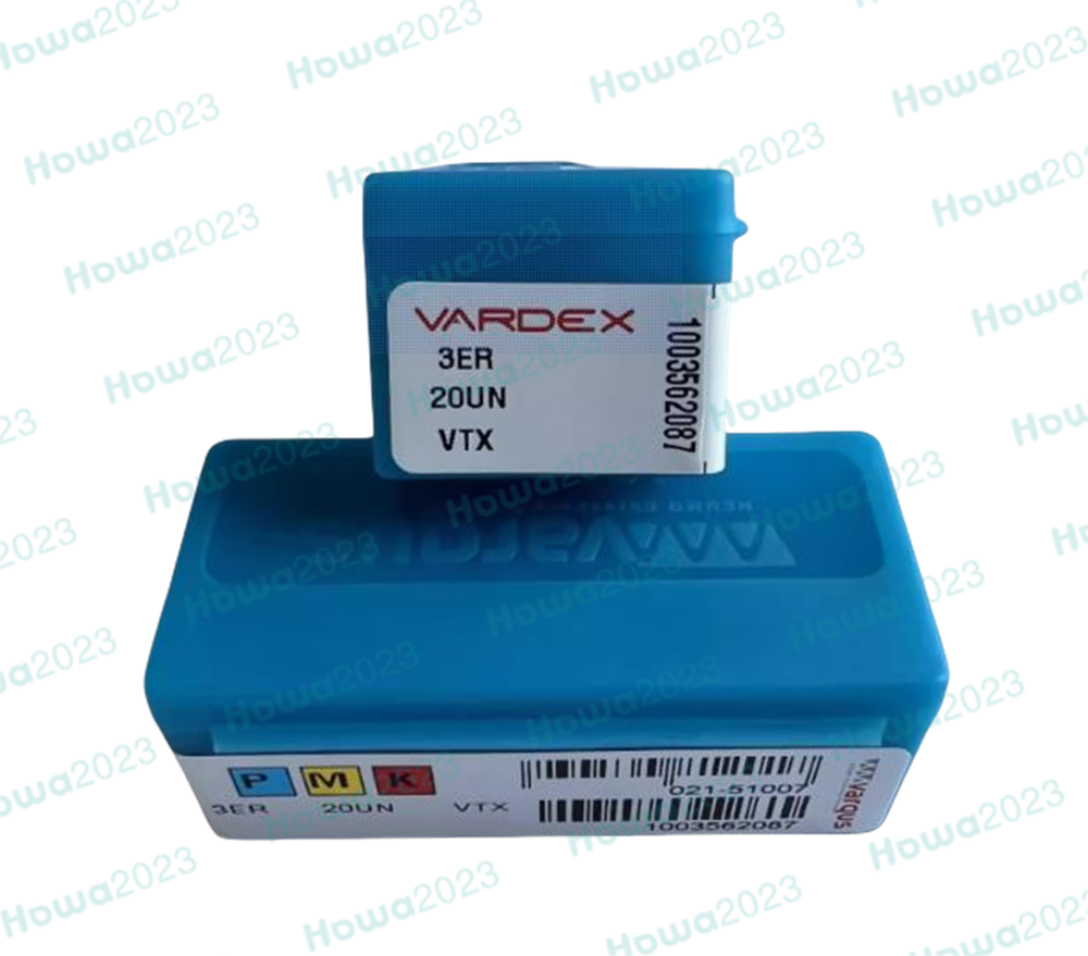 10Pcs/BOX  VAROEX 3ER20UN VTX Threaded Blade Carbide Inserts