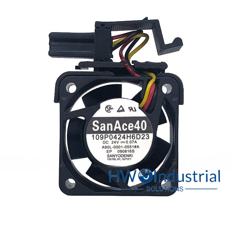 Sanyo A90L-0001-0551 #A 109P0424H6D23 24V 0.07A 4CM Fanuc System Fan